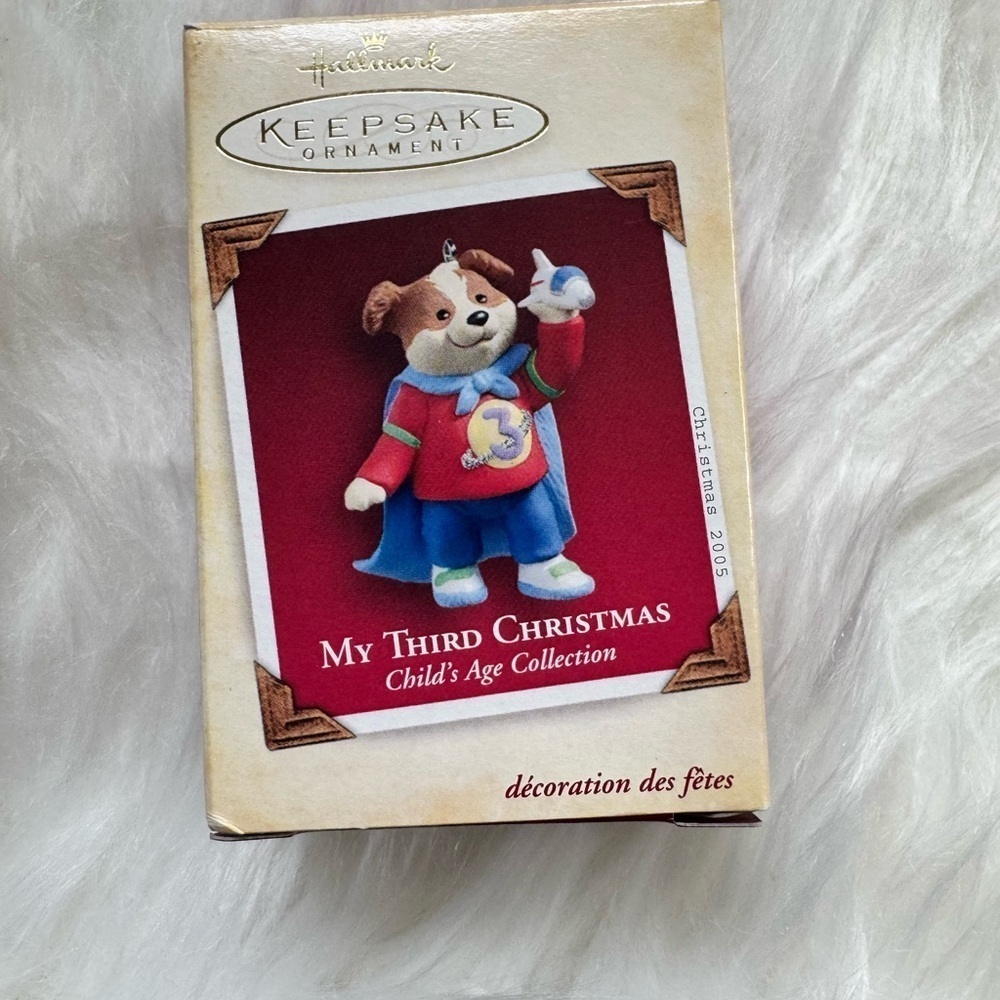 Hallmark Keepsake Ornament -‎ My Third Christmas - Bear with Cape